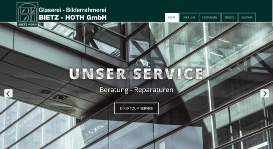 Glaserei - Bilderrahmerei Bietz - Hoth GmbH